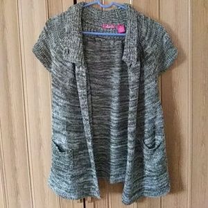 Short sleeve cardigan